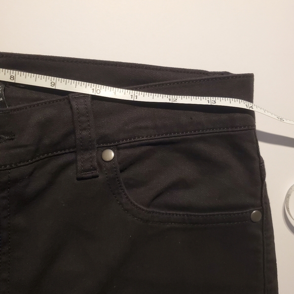 Eileen Fisher Black Denim Jeans Slim RN#78121 Organic Cotton NWT XS or XXS - Picture 10 of 16